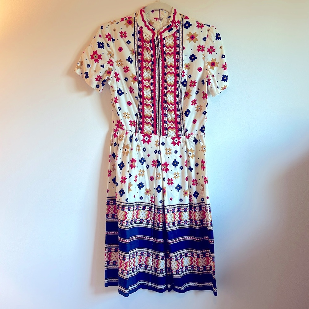 Vintage Nordic Inspired Summer Event Dress